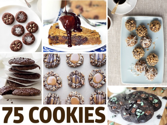 Christmas cookie recipes you have to try this holiday season! Shown are chocolate Christmas cookies like brownie bars and chocolate mint cookies