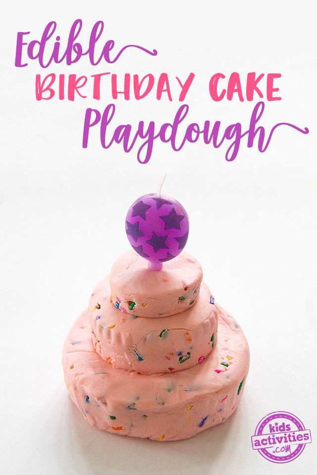 Edible Birthday Cake Playdough