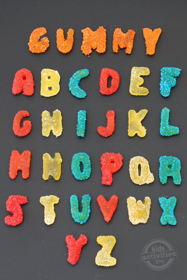homemade-sour-gummy-alphabet-for letter q 