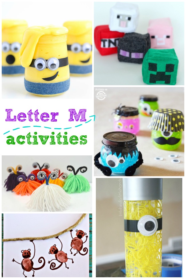Letter M Crafts and activities