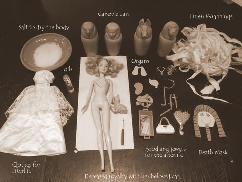 Mummify Barbie