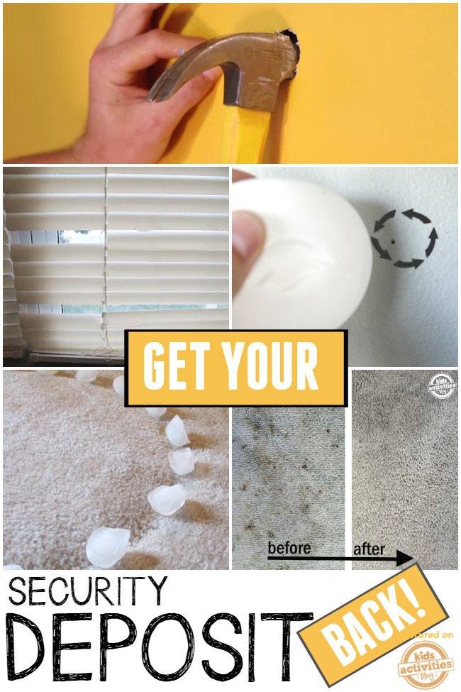 Clean your house to ensure you get your safety deposit back with these moving tips like fixing the walls, cleaning the carpet, and fixing broken blinds.