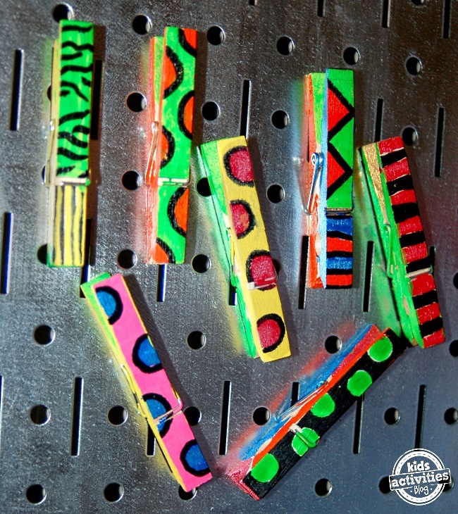 middleschool kids craft locker clips