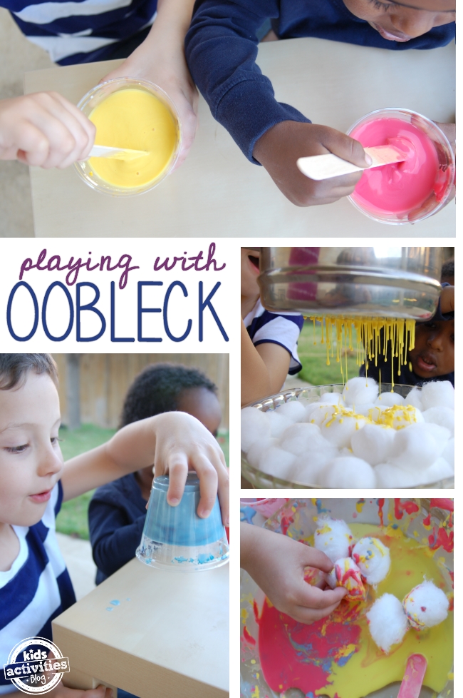 ways to make and play with oobleck