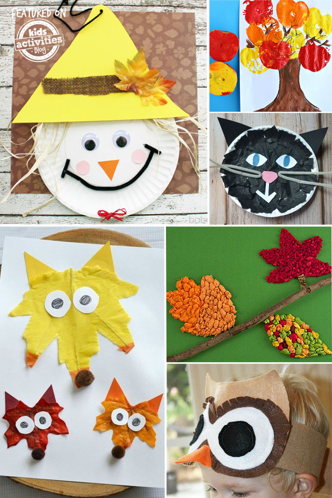 24+ Fun Fall Crafts for Preschoolers - KidsFive