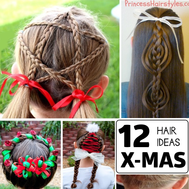 12 hair ideas for christmas