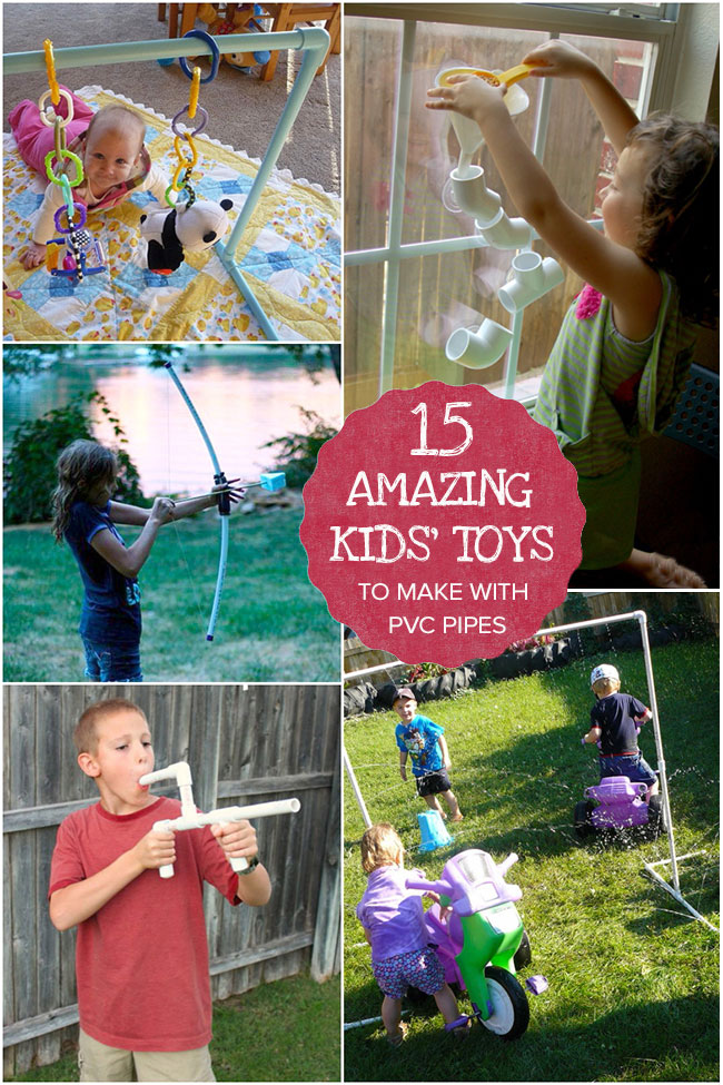 Toys to Make with PVC Pipes - pvc projects that are easy to make and fun for kids - Kids Activities Blog