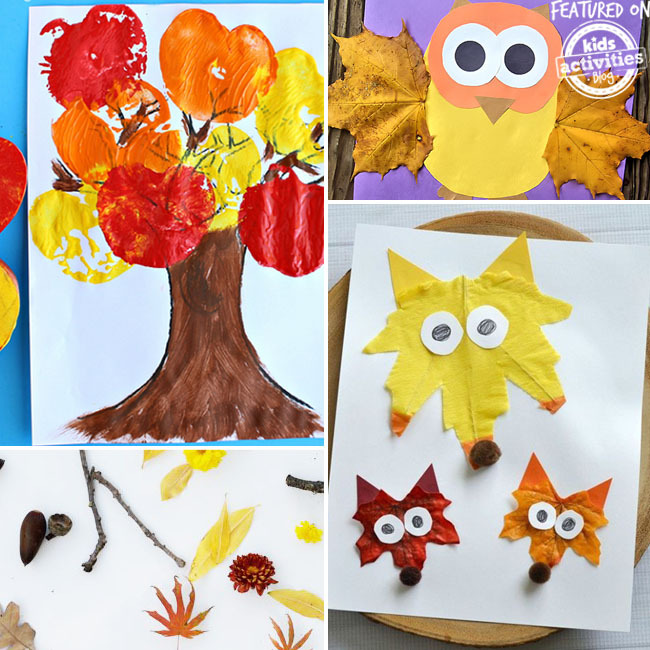 24 Super Fun Preschool Fall Crafts