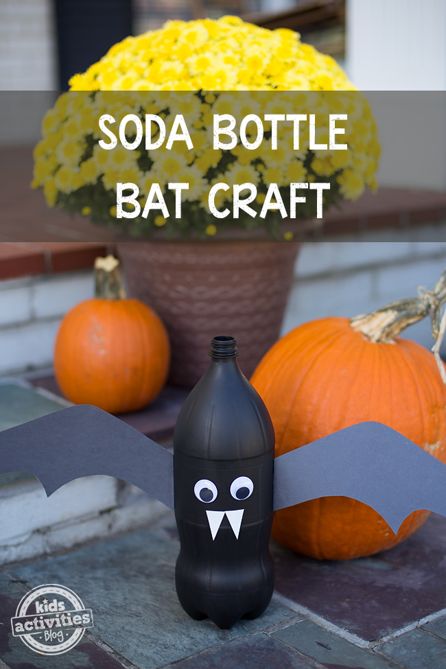 Soda Bottle Bat Craft
