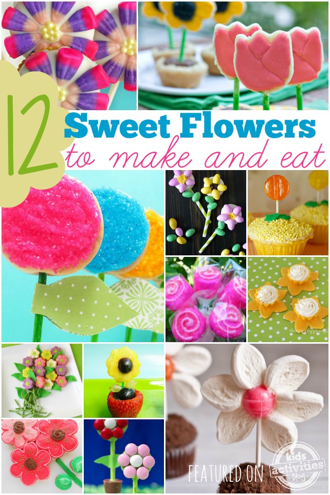 Lovely sweets made to look like flowers.