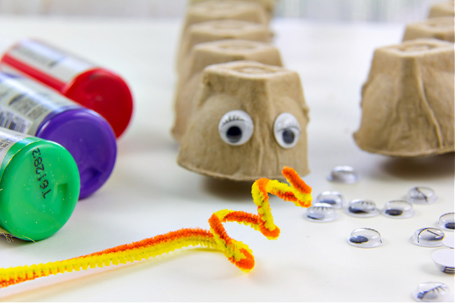 caterpillar craft for kids