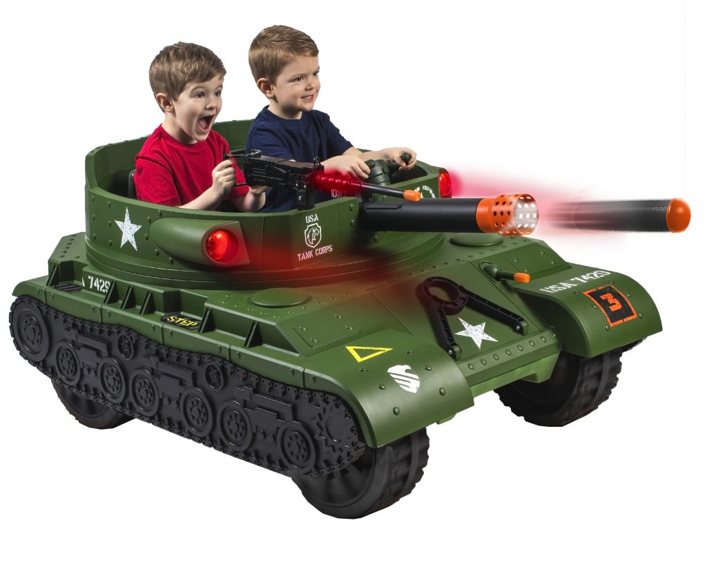 Thunder Tank Ride-on Toy