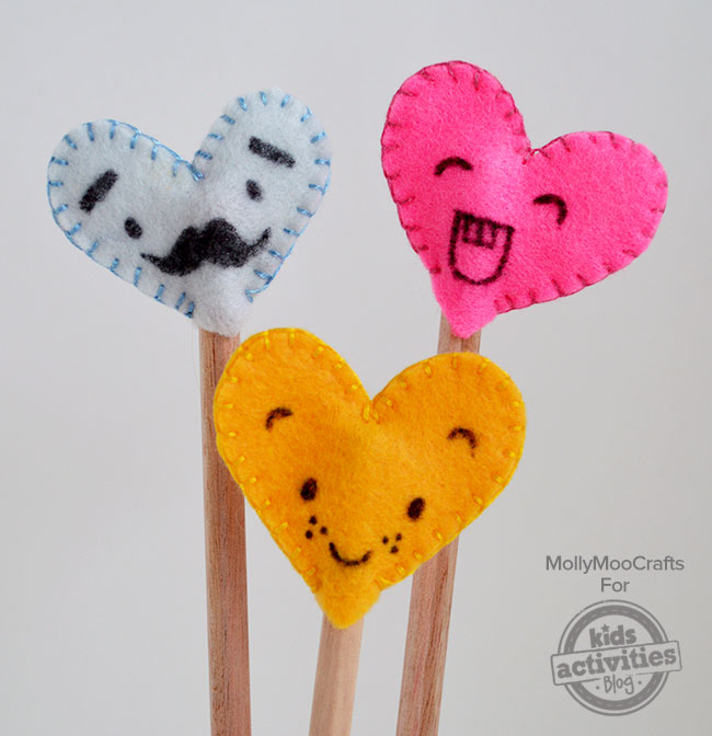 Back To School Felt Pencil Toppers
