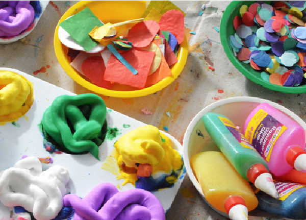 Art supplies needed for process art from Meri Cherry - Kids Activities Blog