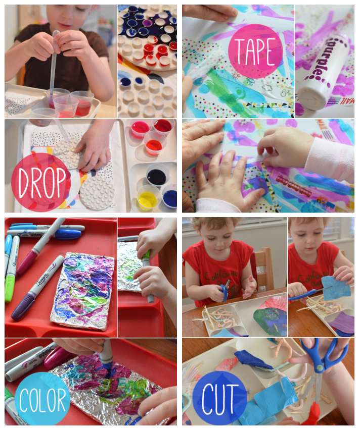 Invitations to experience process art - Meri Cherry - Kids Activities Blog