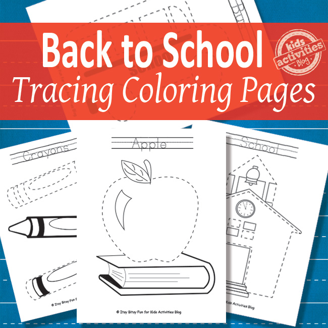 Tracing Coloring Pages