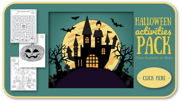 Halloween activities pack for kids from Kids Activities Blog