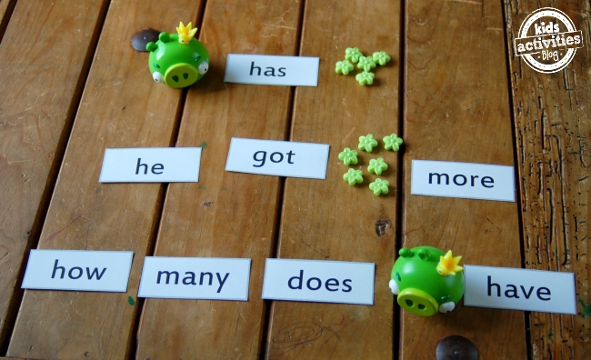 math word flash cards for kids