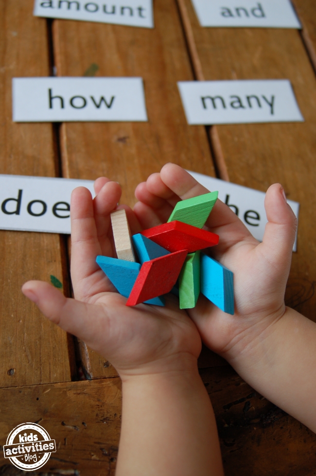 math word flash cards for kids