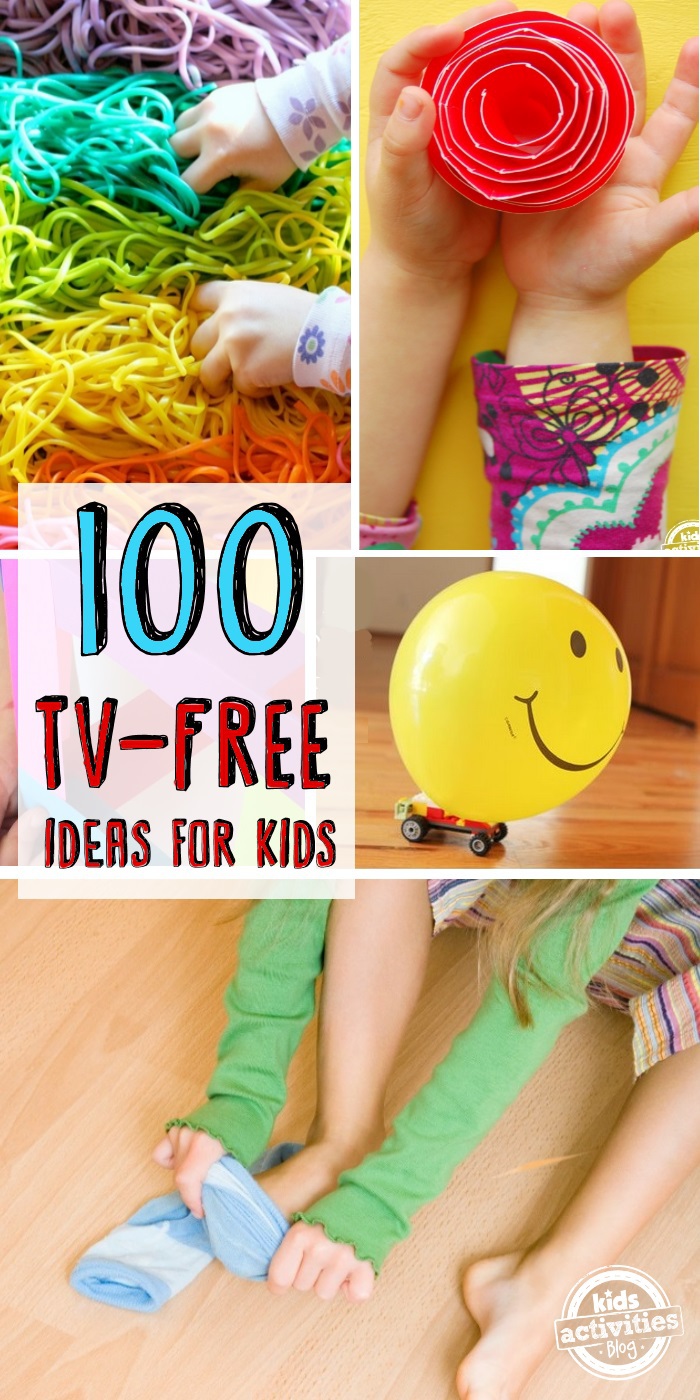 100 tv free activities for kids