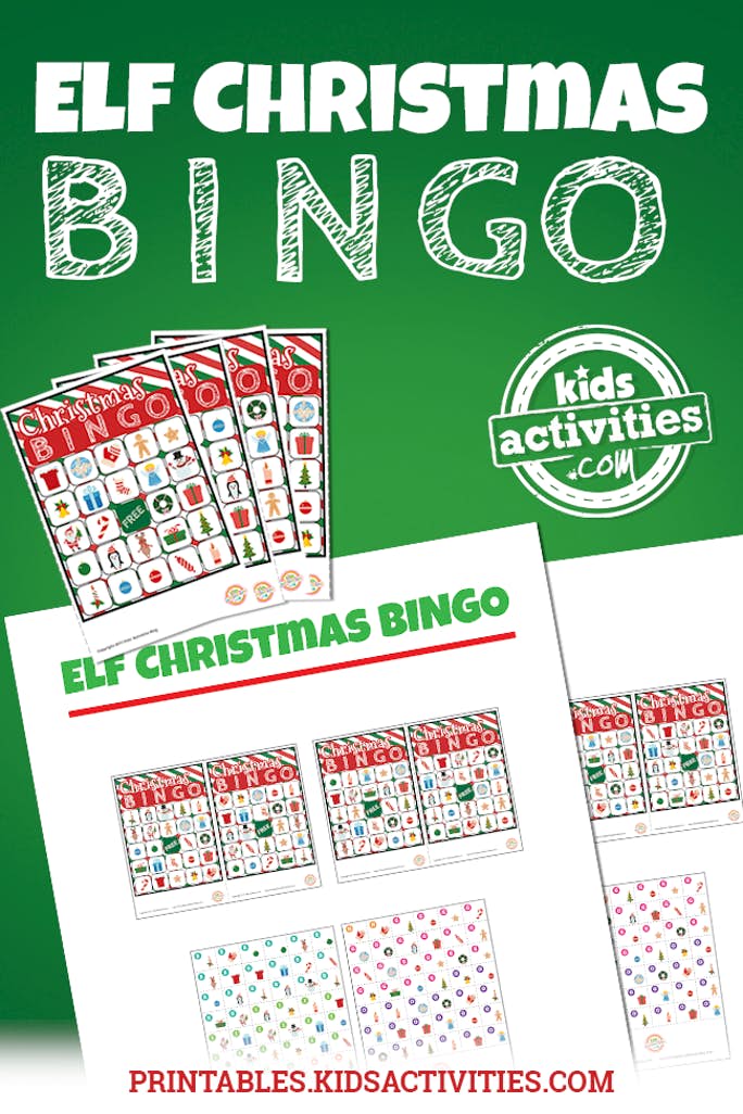 Elf Christmas Bingo