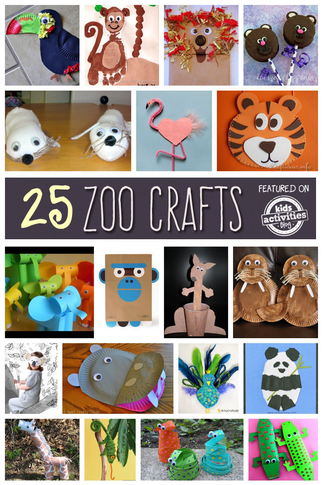 25 Zoo Animal Crafts and Recipes