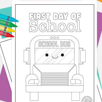 First Day of School Coloring Pages Pinterest