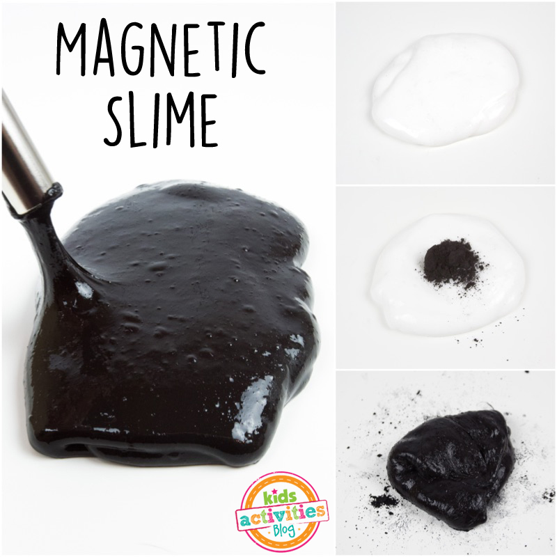 Magnetic Slime Collage