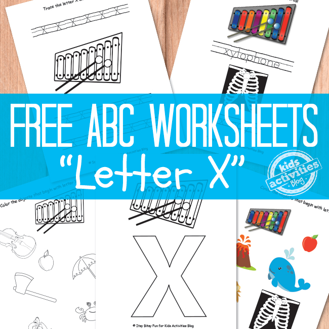 Free Printable Letter X Worksheets