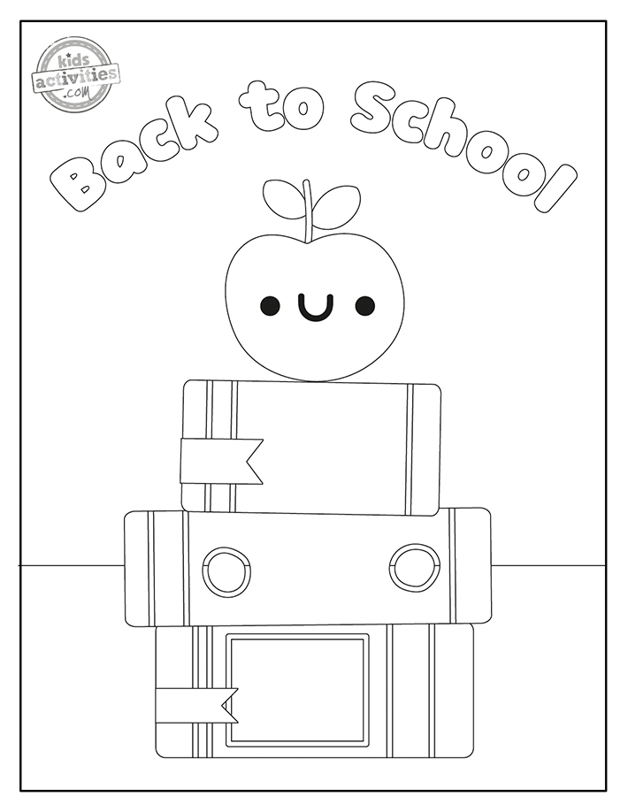 Back to school coloring pages for preschool Screenshot