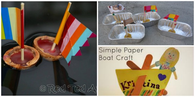 3 homemade boats for kids to make