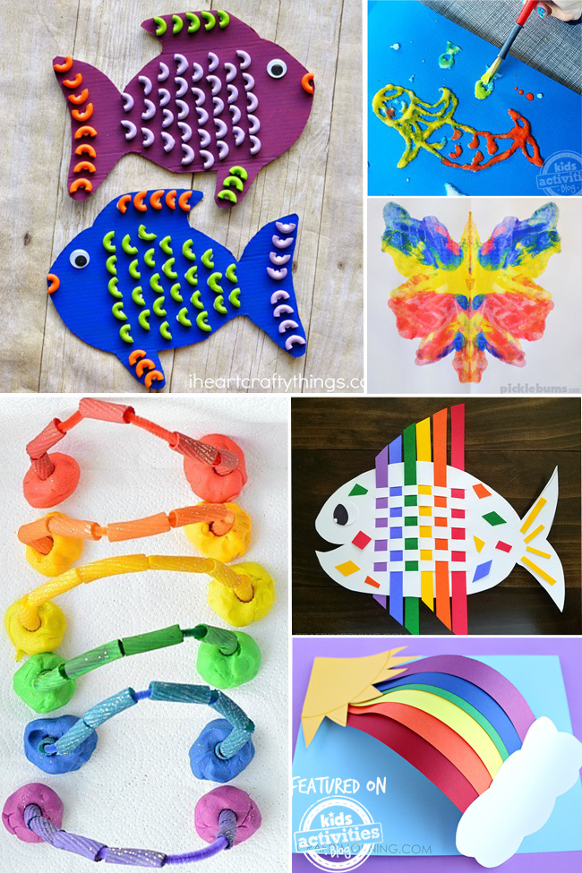 colorful kids crafts