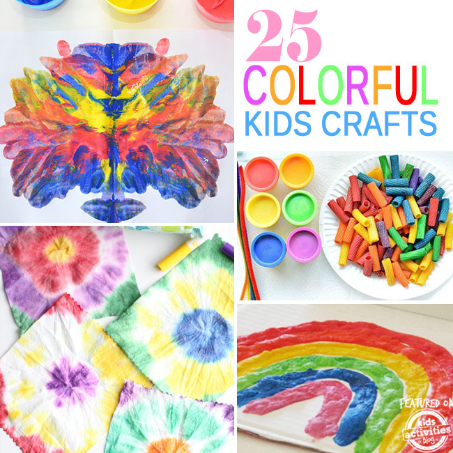 colorful kids crafts
