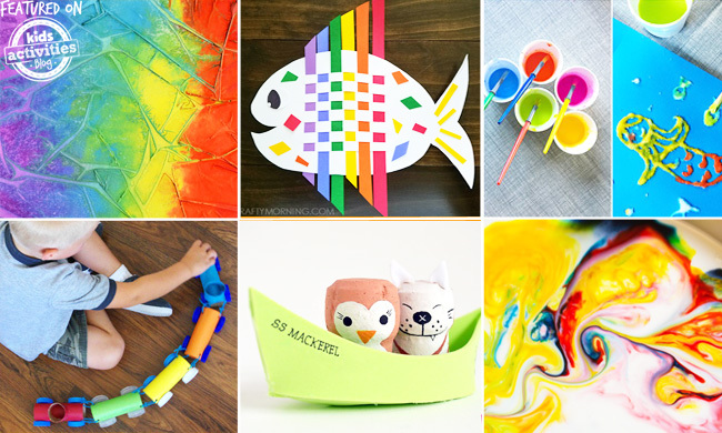 colorful kids crafts