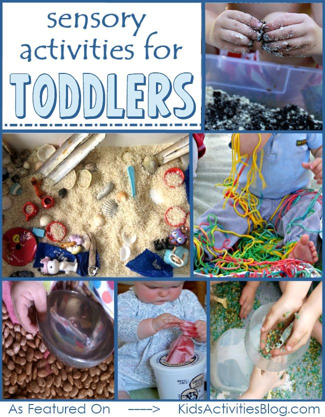 A collection of sensory activities for one year old