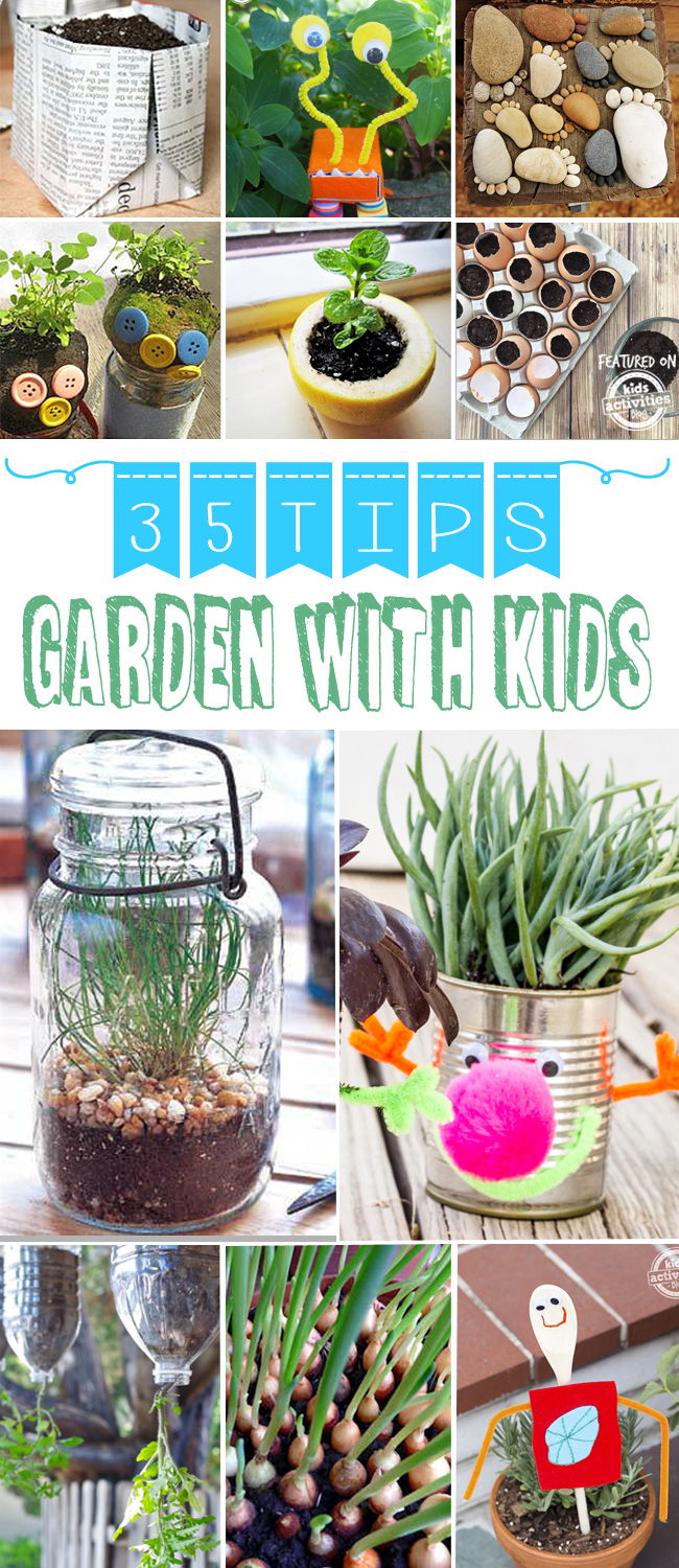 35 Helpful Tips on How to Garden with Kids!
