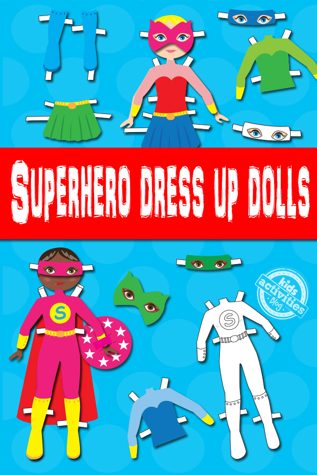 Superhero Dress Up Dolls Free