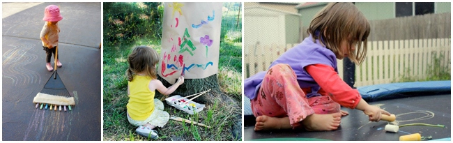 Outdoor Art Ideas For Kids