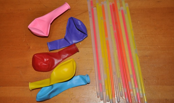 balloons and glow sticks - supplies needed to make glow stick glow in the dark balloons