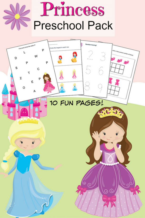 Princess Preschool Pack - Kids Activities Blog