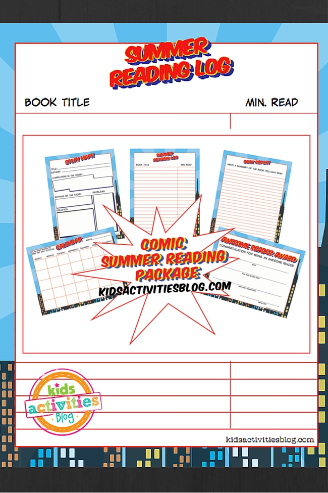 comic book summer reading package