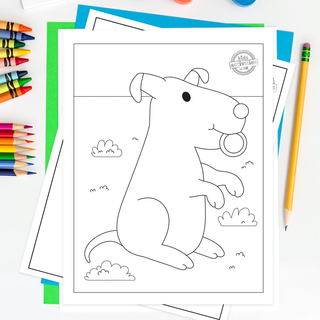  free puppy coloring pages 