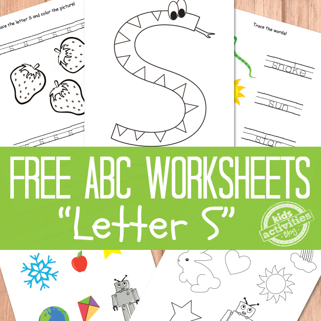 Letter S Worksheets Free Printable