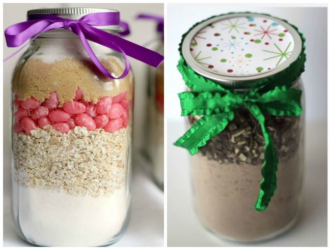 2 cookie ingredient mix jar gift ideas that are perfect for giving on any occasion
