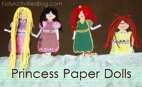 Princess paper dolls