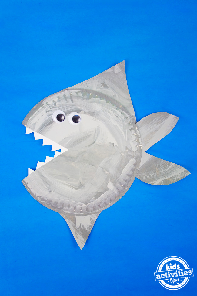 Paper Plate Shark craft