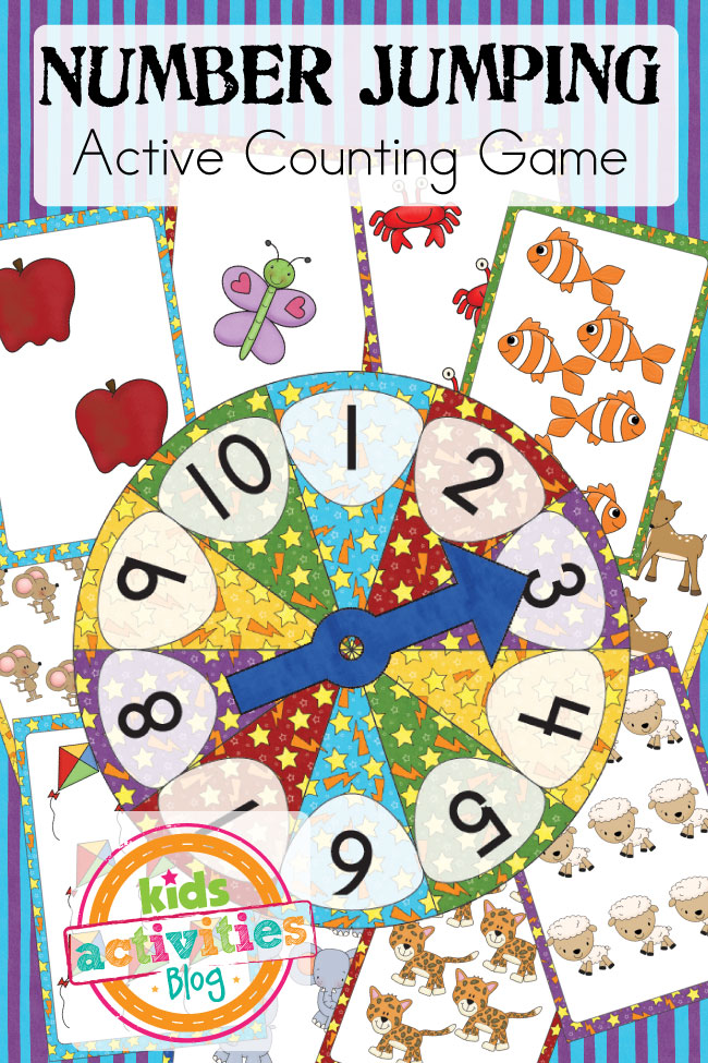 Number Jumping - Active Counting Game... Combine counting practice with active fun!