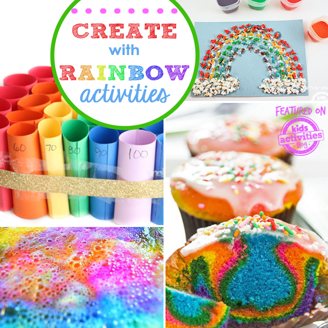 colorful kids rainbow activities