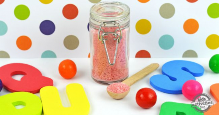 Make Your Own Bubblegum Bath Salts