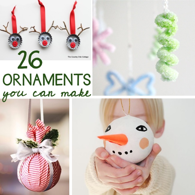 how to make homemade ornaments that your family will love